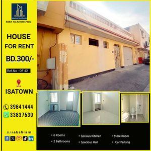 6 bedroom house for rent in Isa Town 
