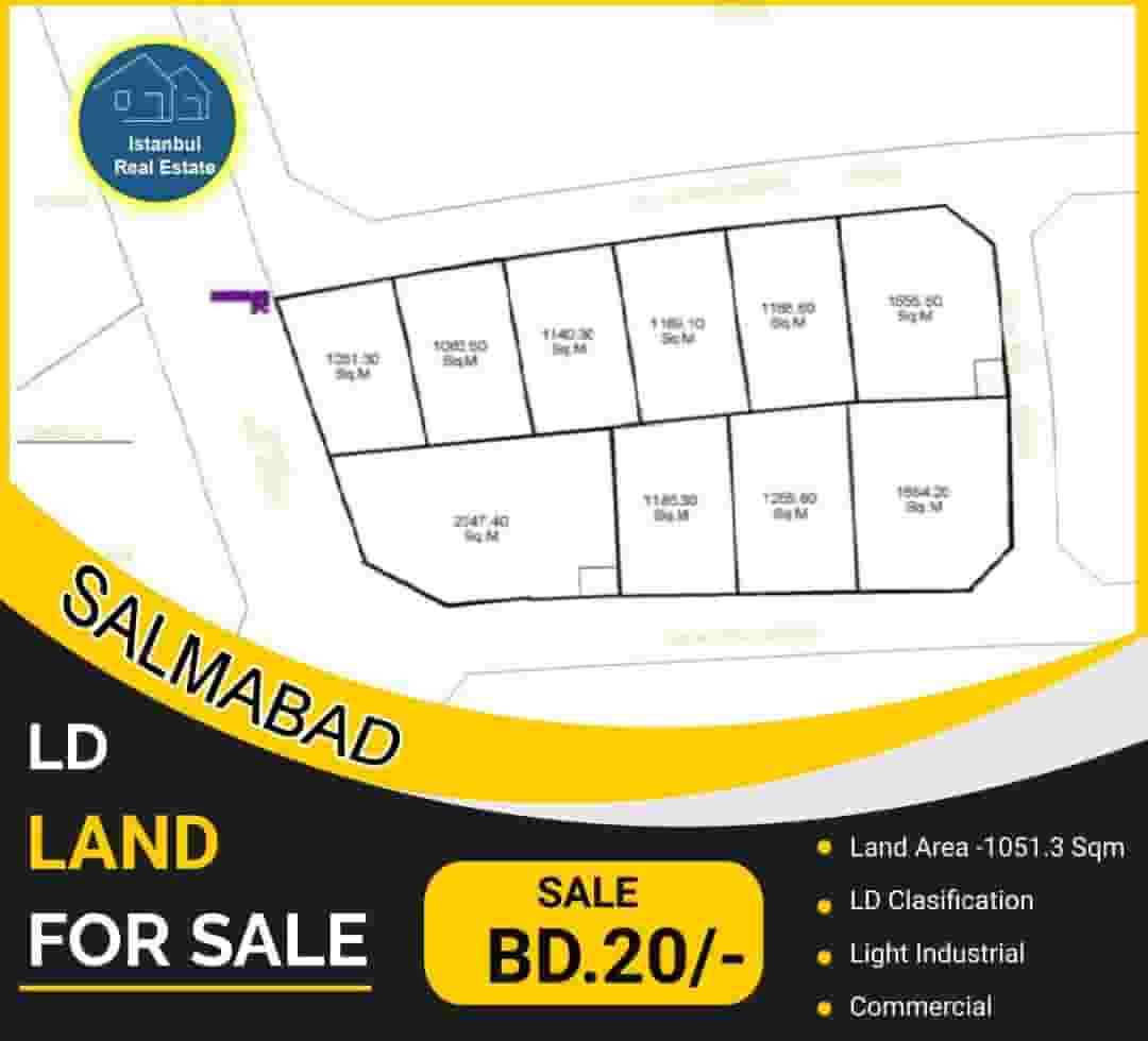 Light Industrial  LD  Land for sale in salmabad