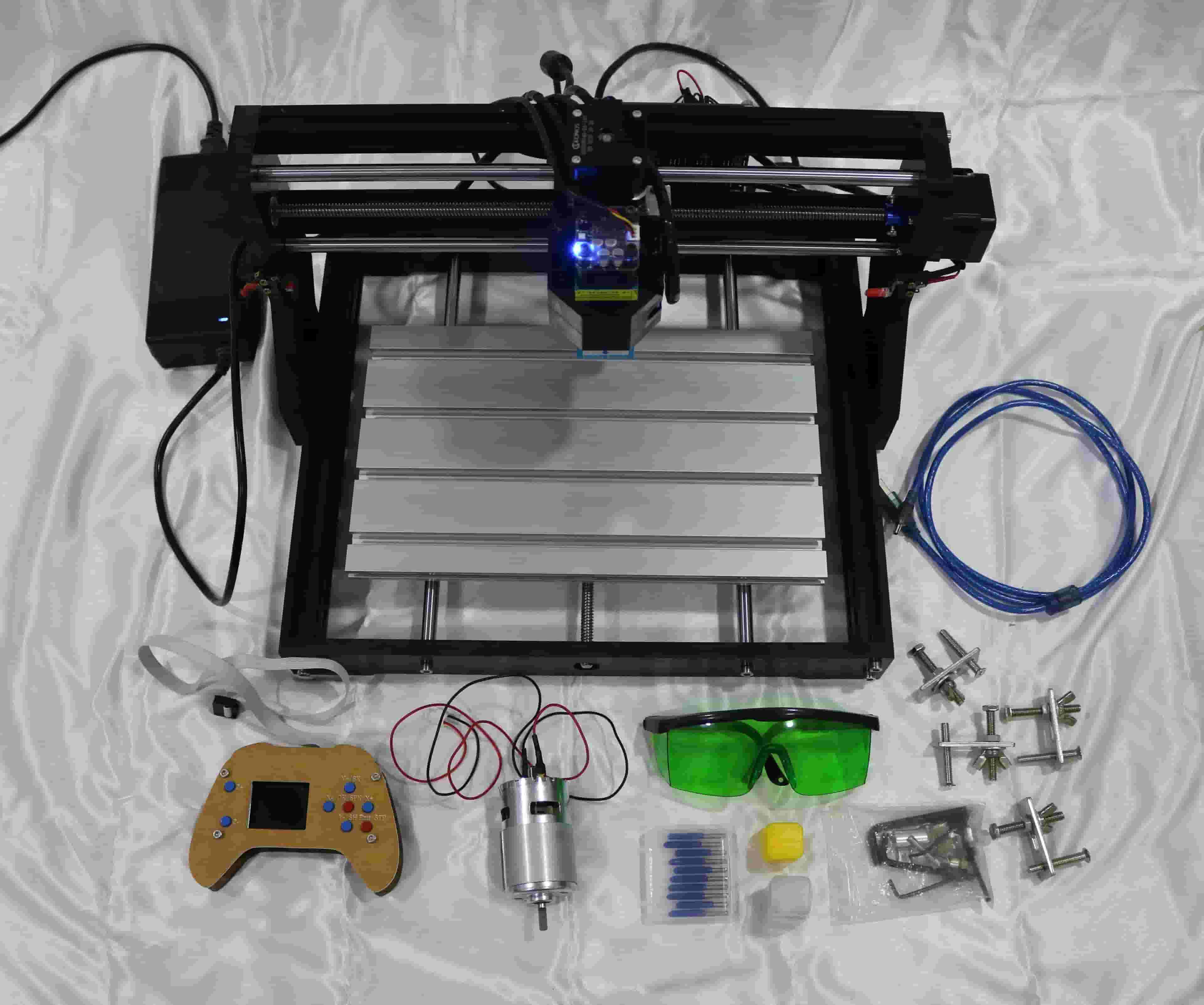 CNC laser and drill 