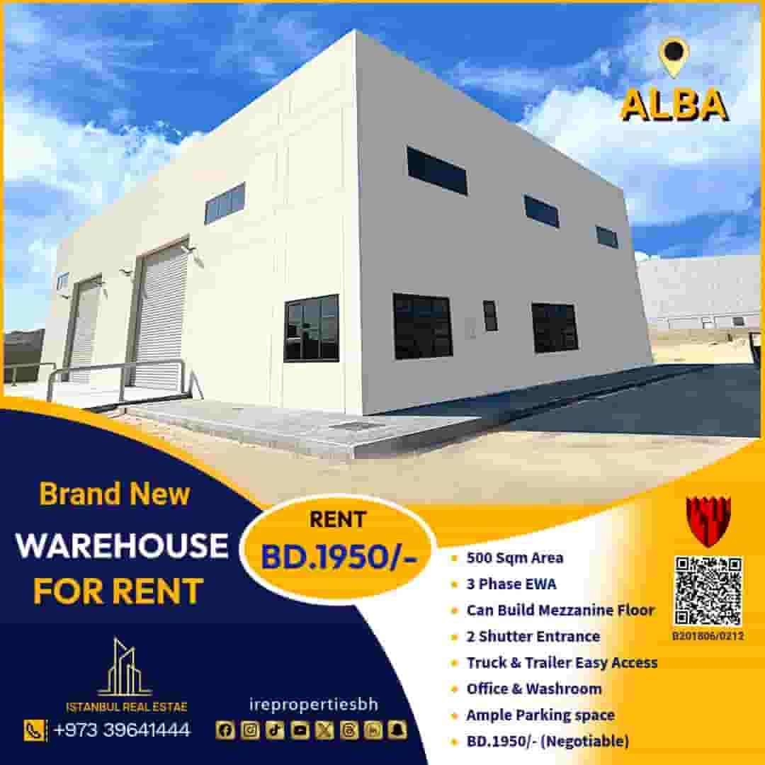 New warehouse for rent in Alba 