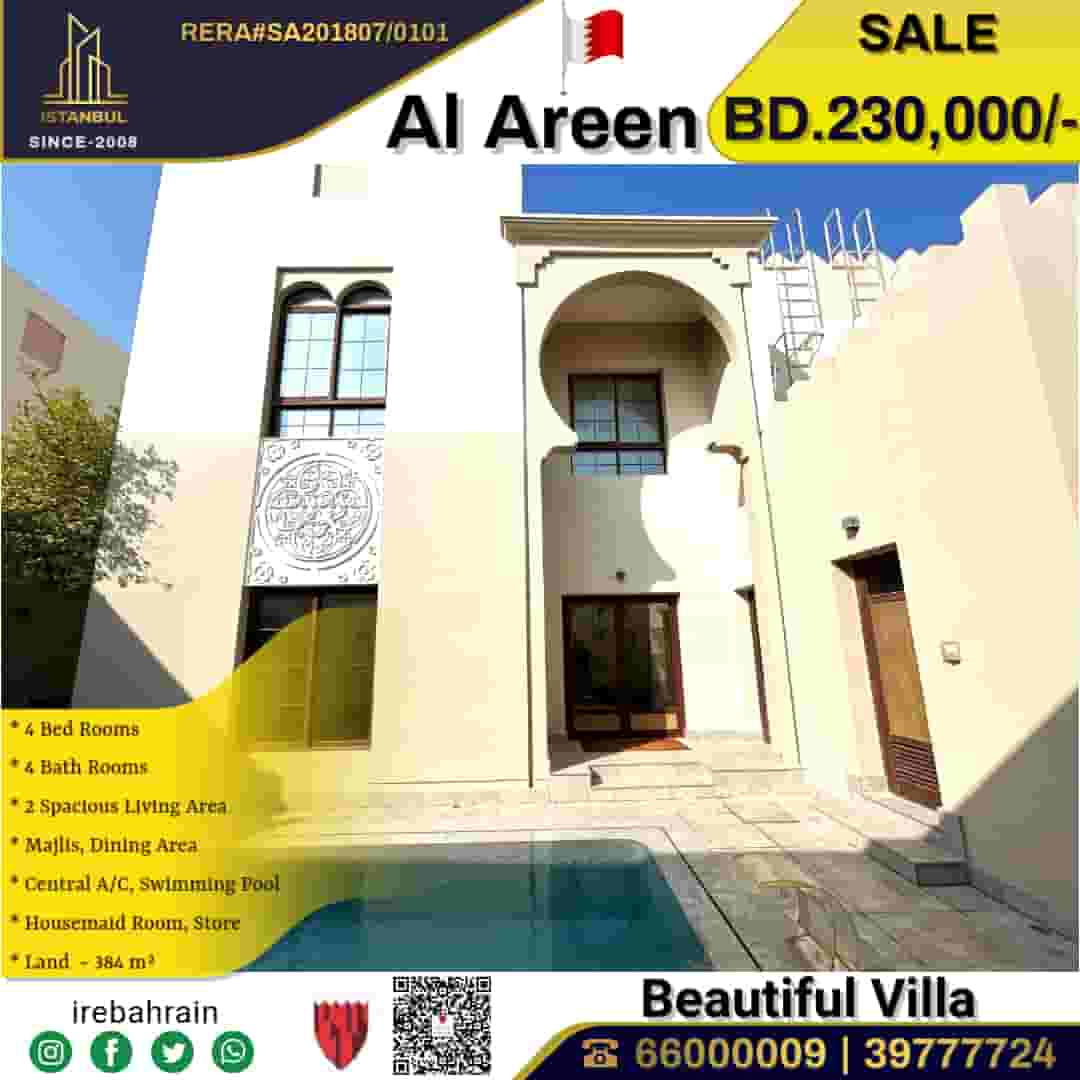 Luxurious Modern Villa for Sale in Al Areen