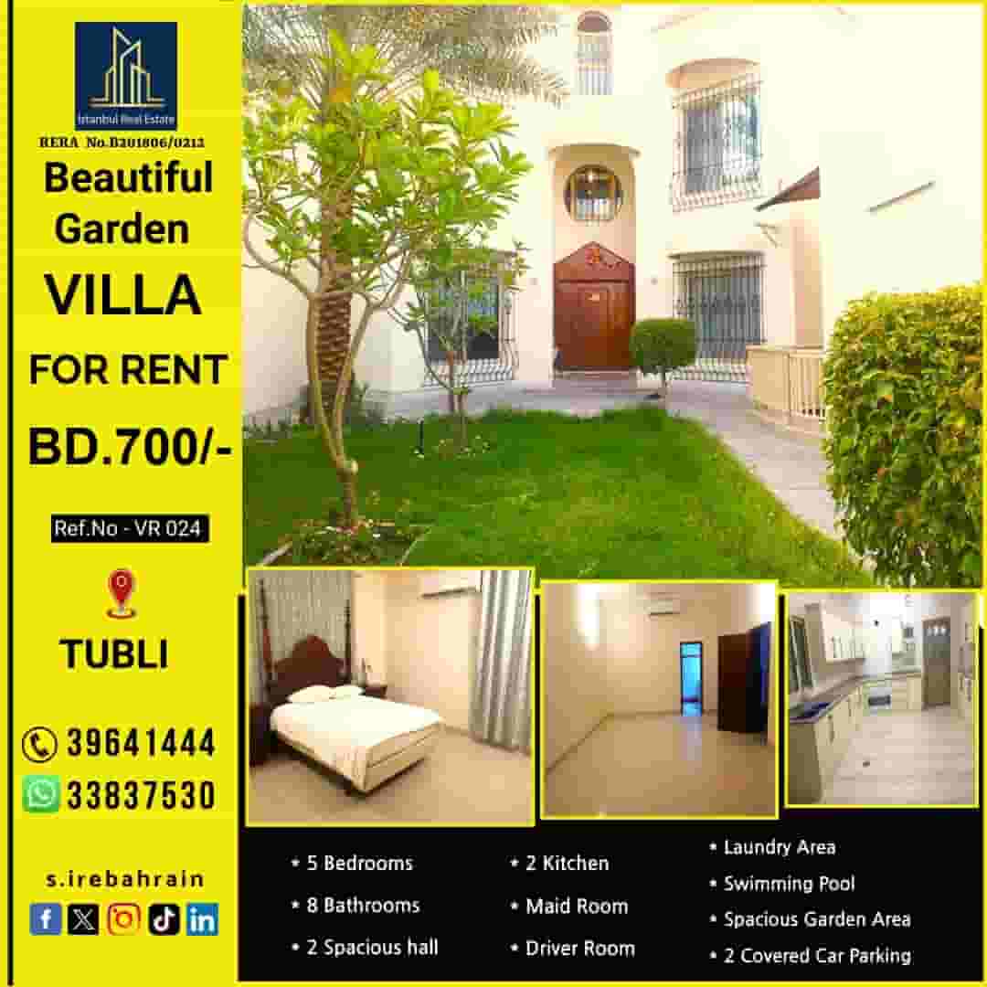Villa for rent in Tubli