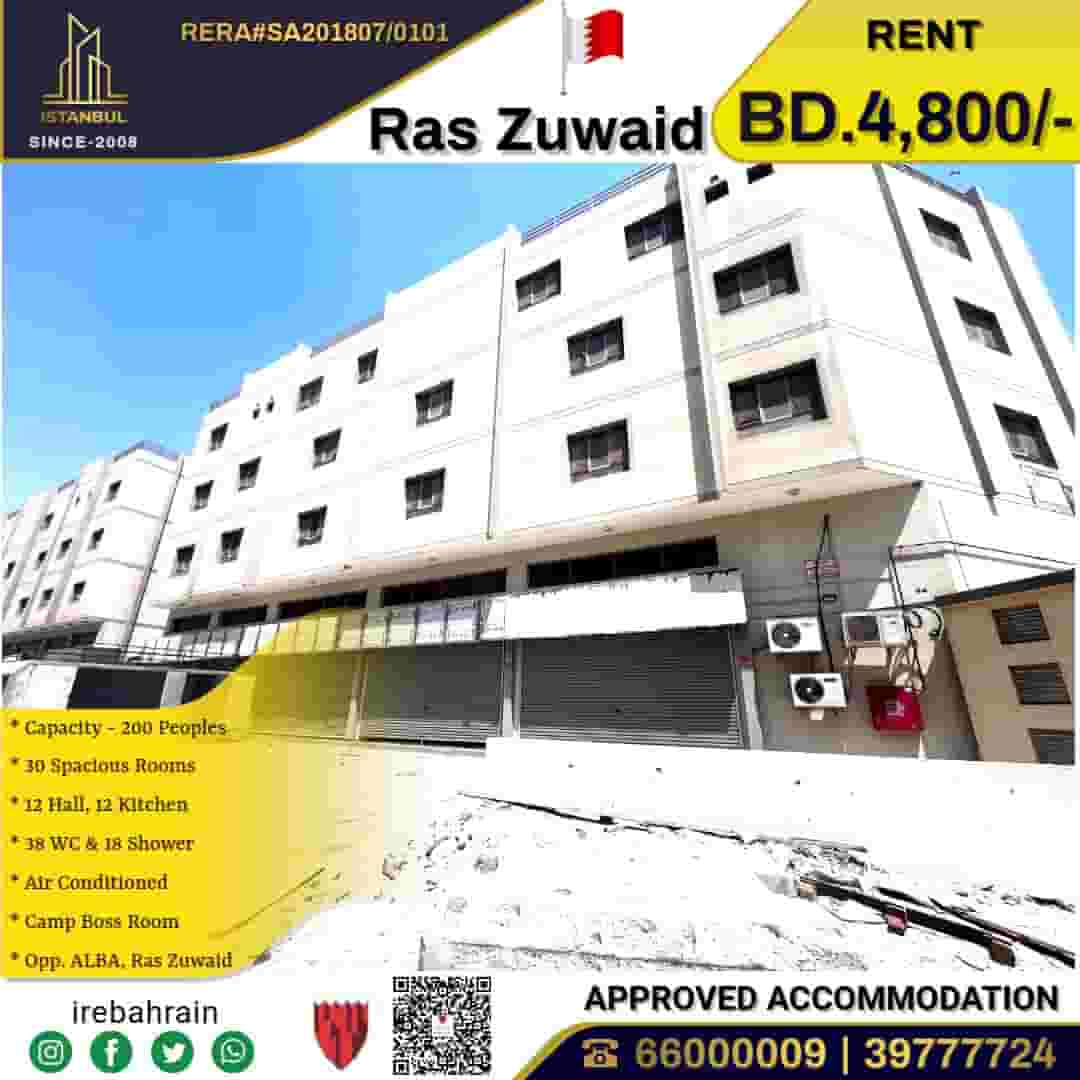 Approved labor accommodation for 200 people
