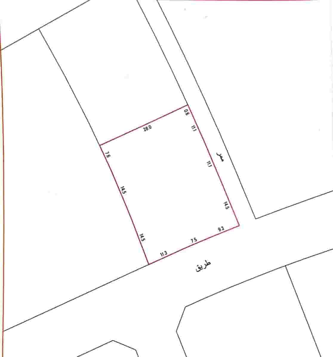 للبيع أرض تجاريه منطقة المنامه 