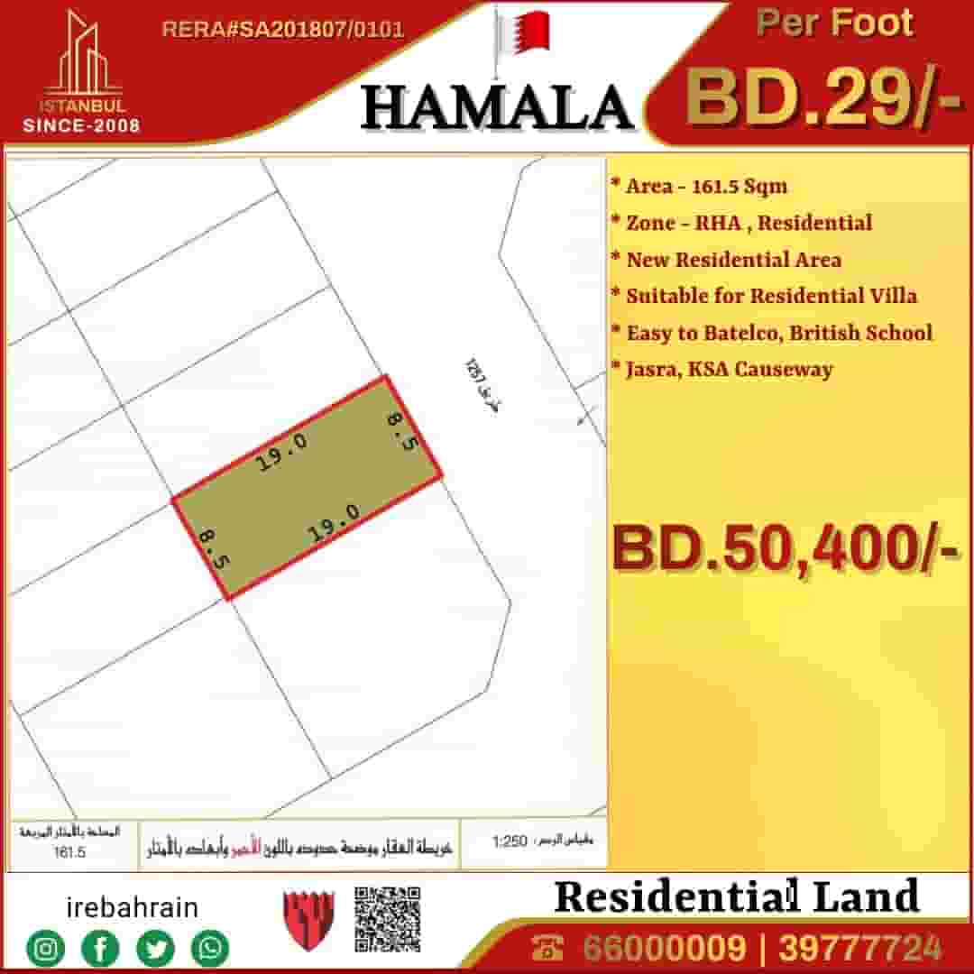 residential Land for Sale in Hamala