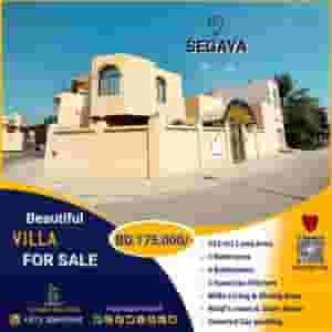 Beautiful Corner Villa for Sale in Segaya – Bu Ashira BD.175,000/-