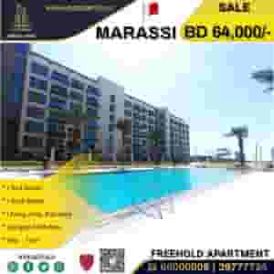 شقة فاخرة مفروشة بالكامل للبيع في مراسي بارك