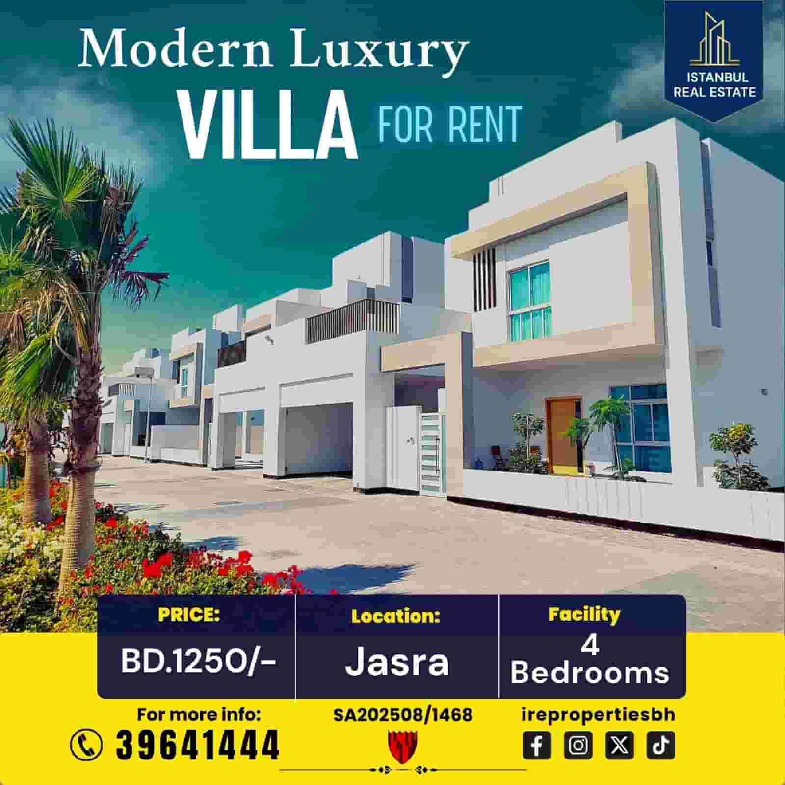 Modern luxury villa for rent - Jasra, near the British School