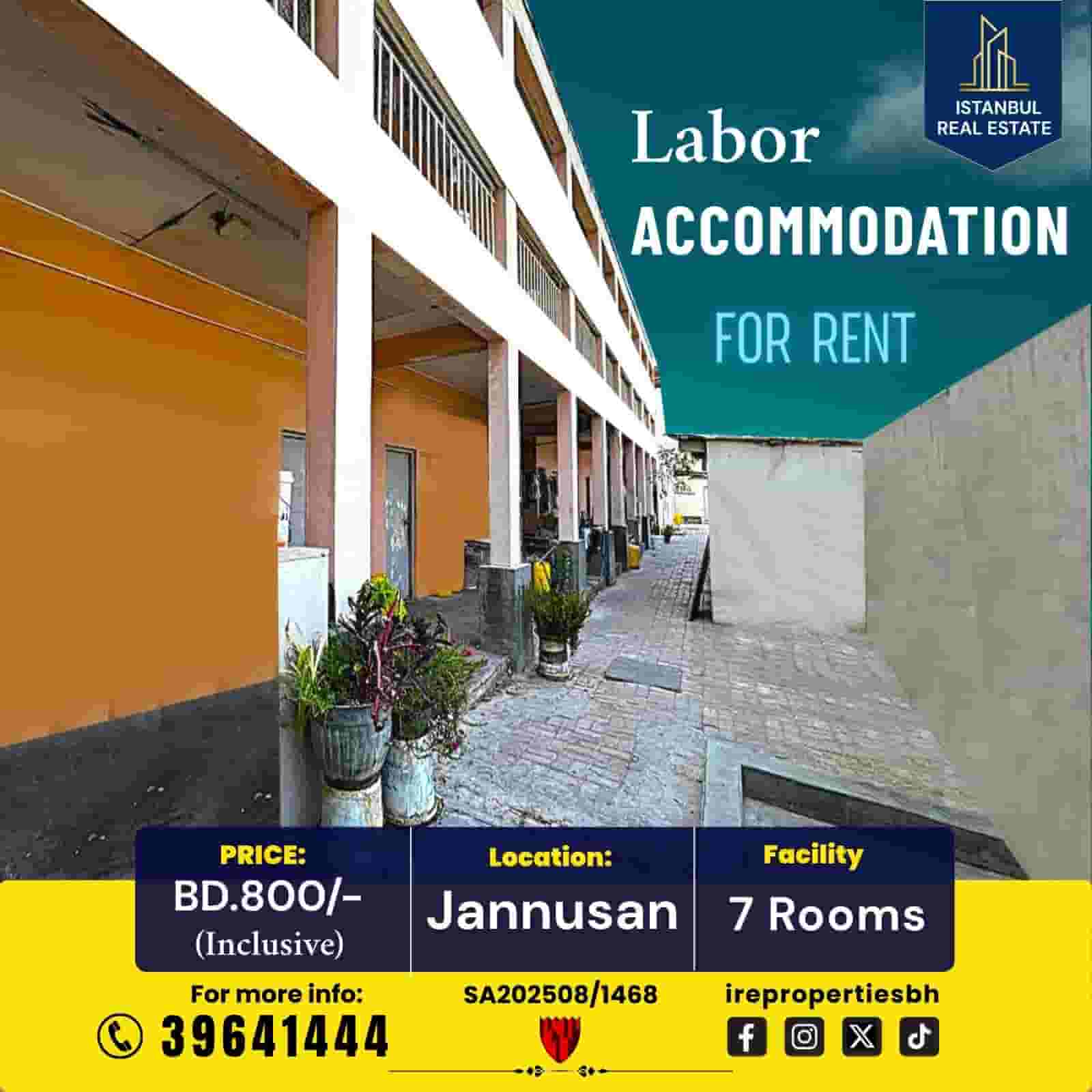 Labor Accommodation for rent in Budaiya Highway BD.800/- With EWA