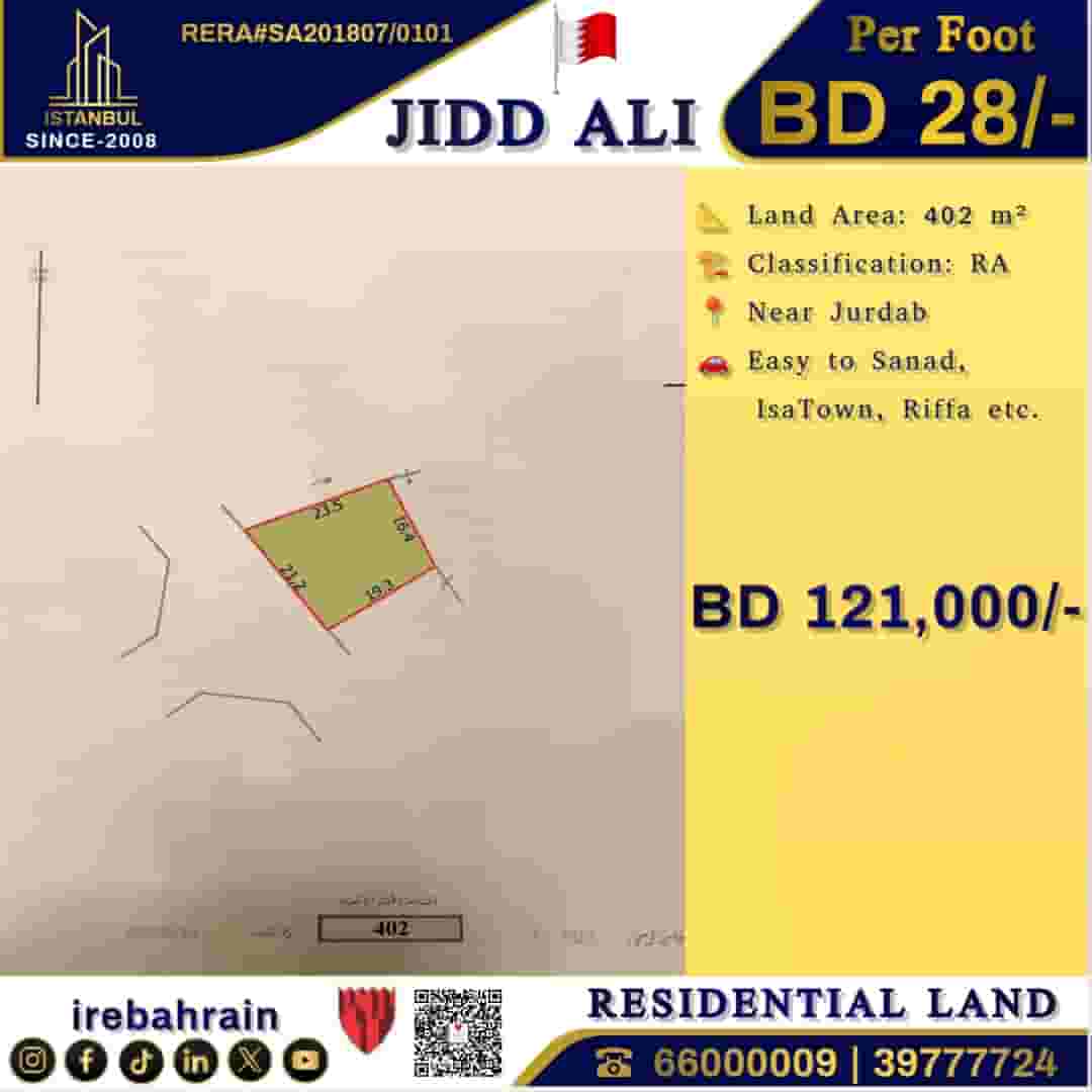 Buy a Residential Land in Jidd Ali