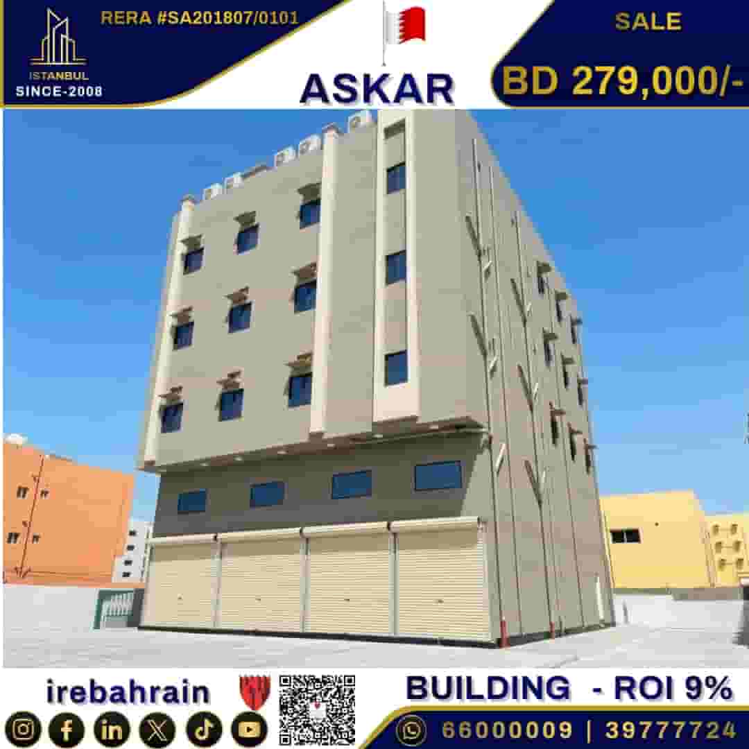 Fully Rented Labour Accommodation + Shop building in Askar
