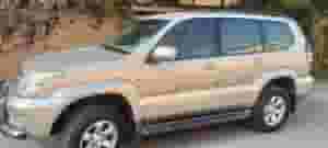 جيب تويوتا برادو XV خيار متوسط بحالة جيدة جدًا 4x4 Single Ownar