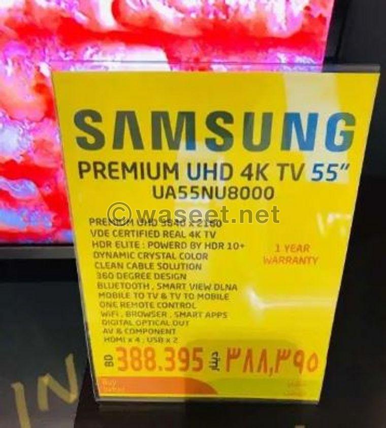 55”Samsung 4K UHD Smart TV new box 1