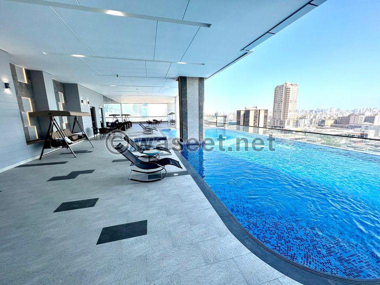 For rent a furnished apartment on the sea in the center of Manama 10