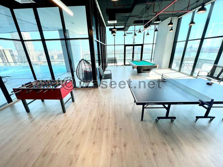 For rent a furnished apartment on the sea in the center of Manama 11