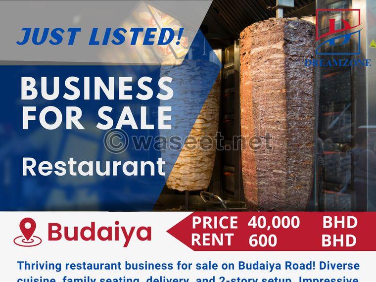 Restaurant Business for Sale on Budaiya Road 0