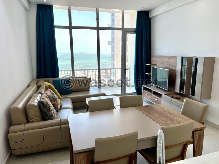 For rent a furnished apartment with a sea view in Al Juffair 0