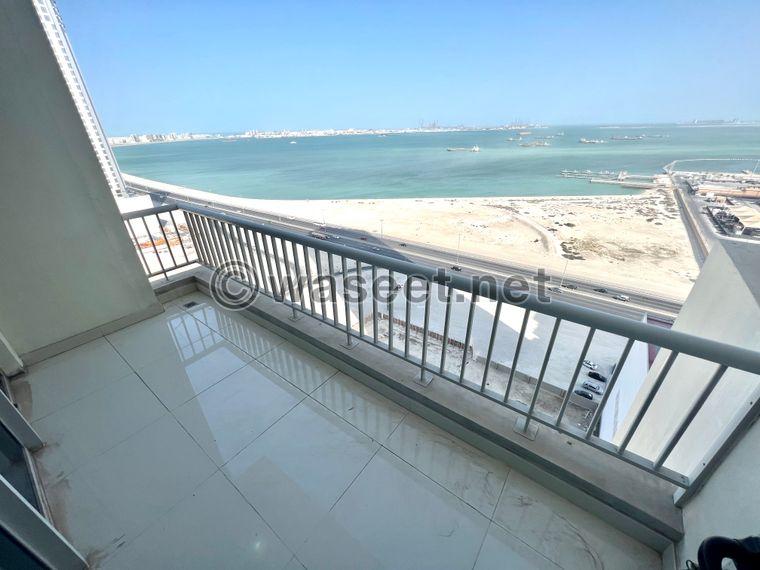 For rent a furnished apartment with a sea view in Al Juffair 5