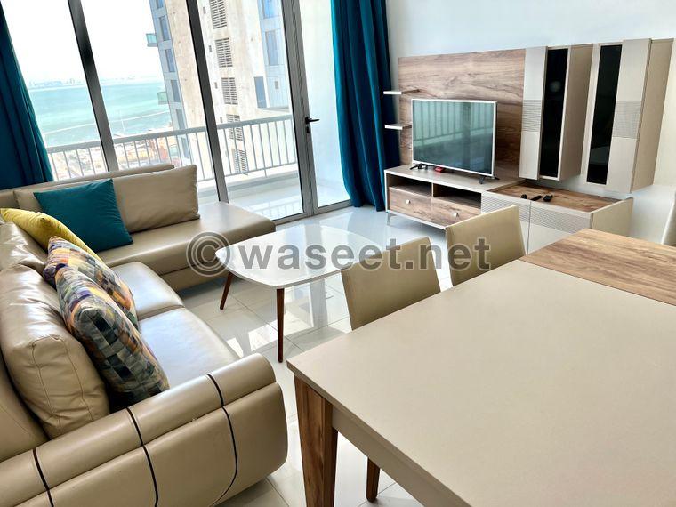 For rent a furnished apartment with a sea view in Al Juffair 6