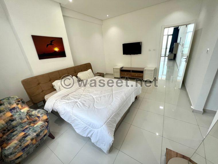 For rent a furnished apartment with a sea view in Al Juffair 7