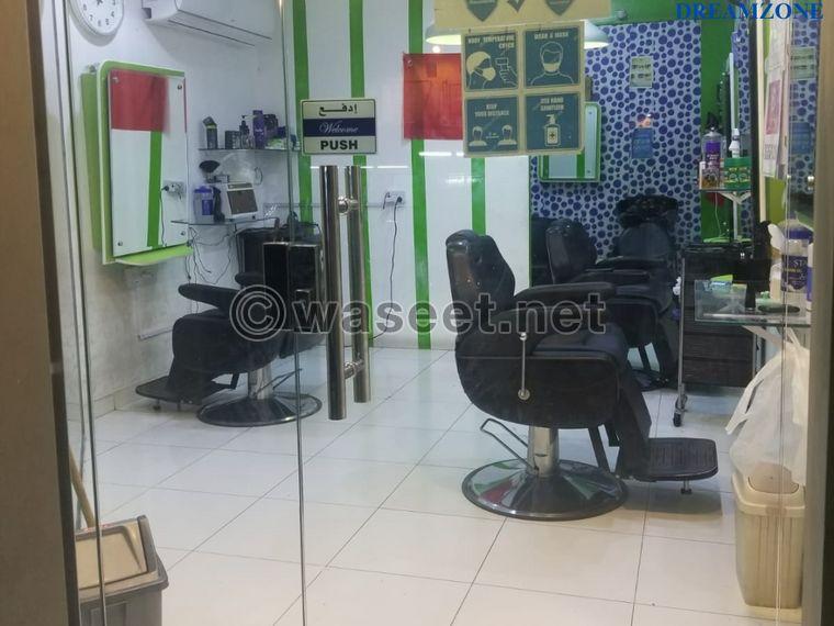 Fully equipped mens barber shop for sale in Riffa 0
