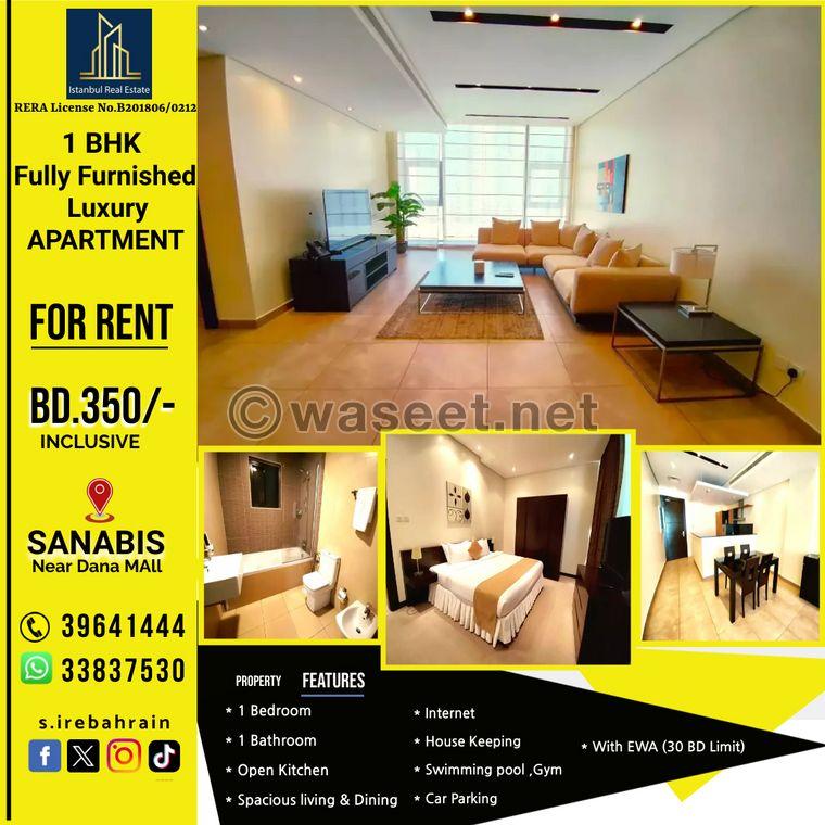   A luxurious one-room apartment for rent in Sanabis  6