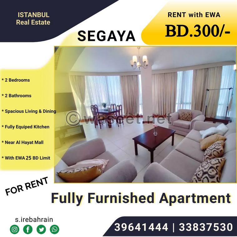 For rent in Segaya a fully furnished apartment 6
