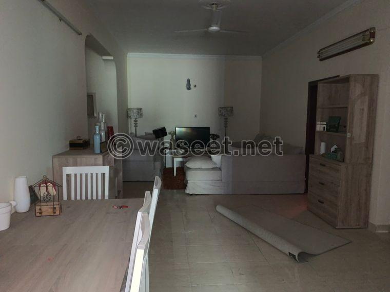For rent a semi-furnished and clean apartment   1