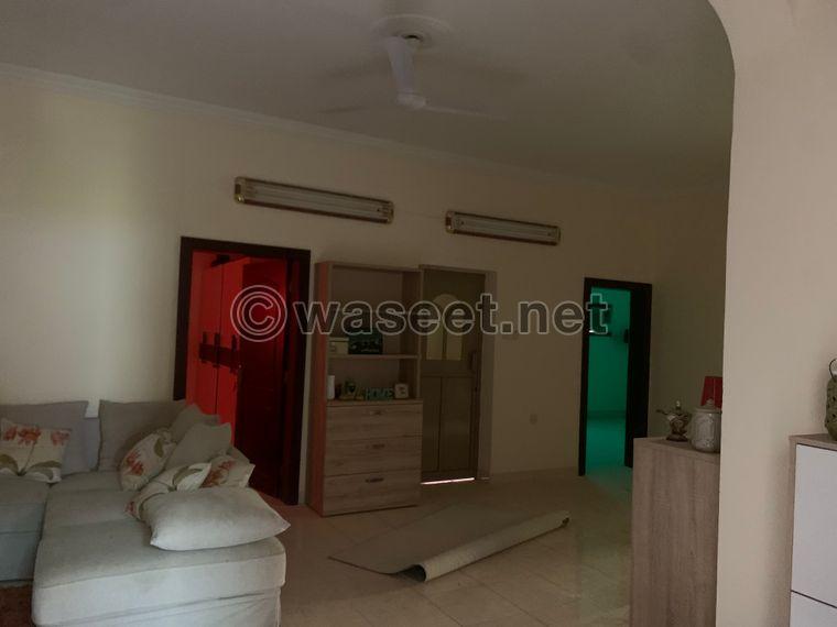 For rent a semi-furnished and clean apartment   4