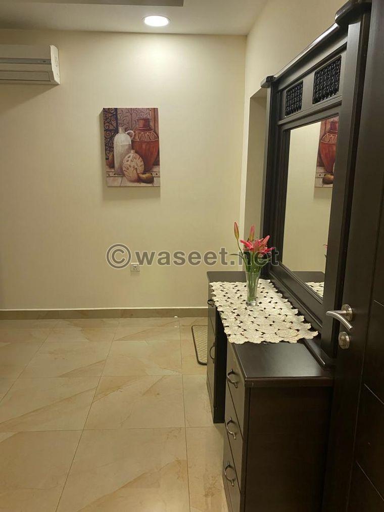 For rent a furnished apartment in Riffa  3