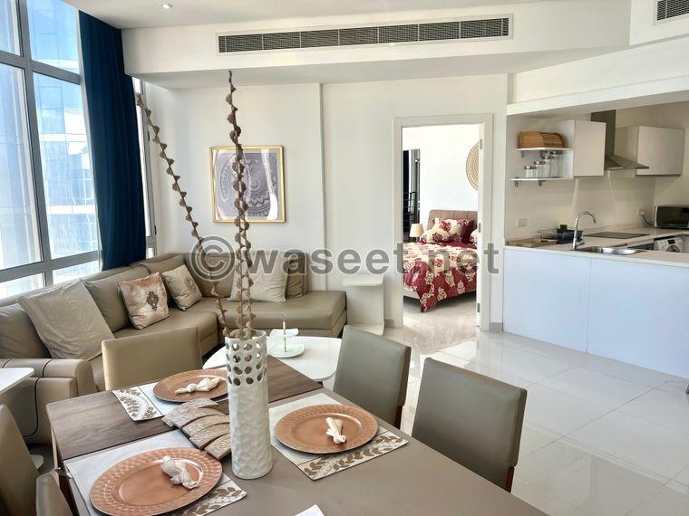 For rent a furnished apartment with sea view in Jefair  3