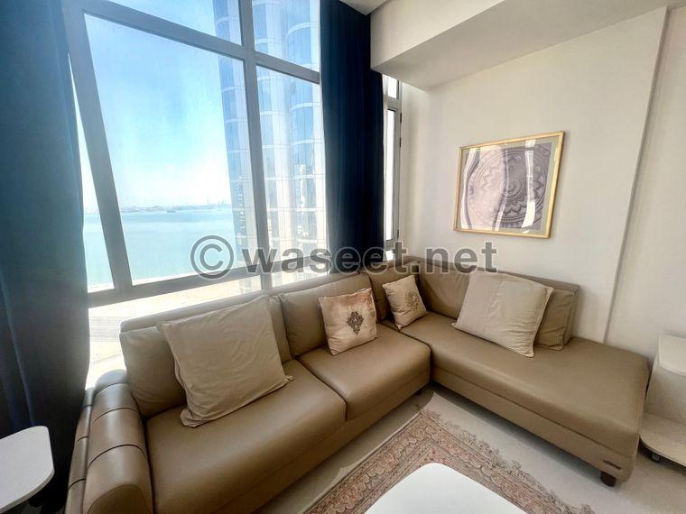 For rent a furnished apartment with sea view in Jefair  5