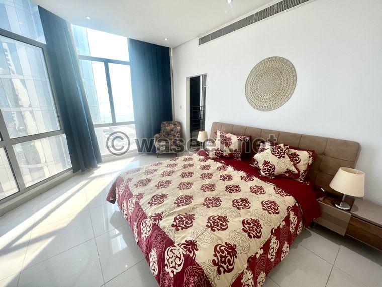 For rent a furnished apartment with sea view in Jefair  7
