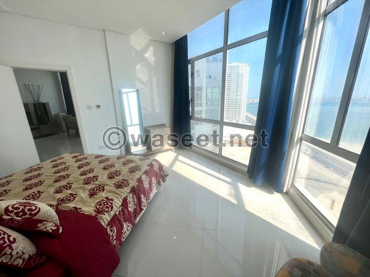 For rent a furnished apartment with sea view in Jefair  8