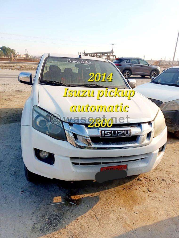 Isuzu pickup for urgent sale 2014 0