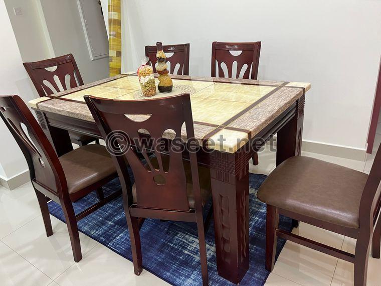 Used dining table for sale 0