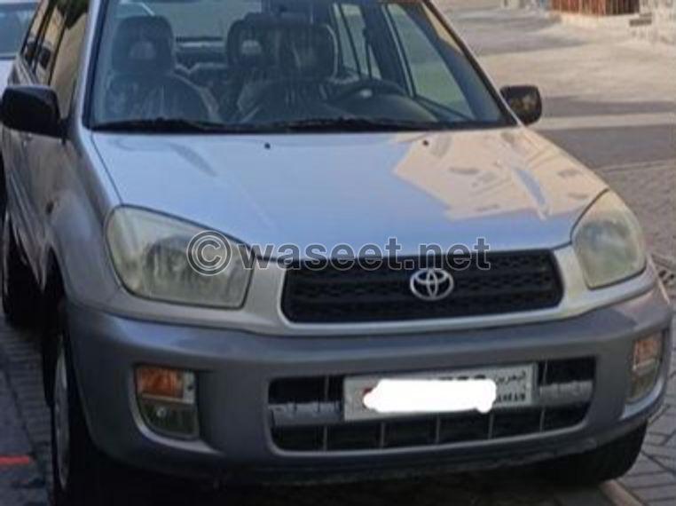 للبيع تويوتا RAV4 موديل ٢٠٠١ 0