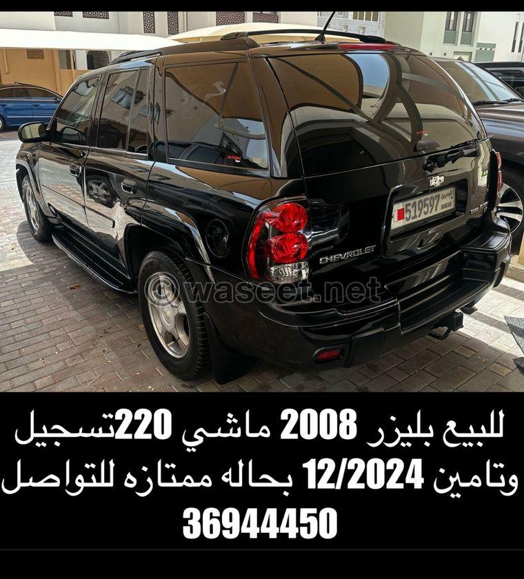 For sale: Chevrolet Trailblazer 2008 0