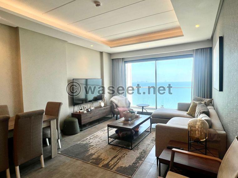 For sale, freehold, a luxurious apartment with a sea view in the new border 1