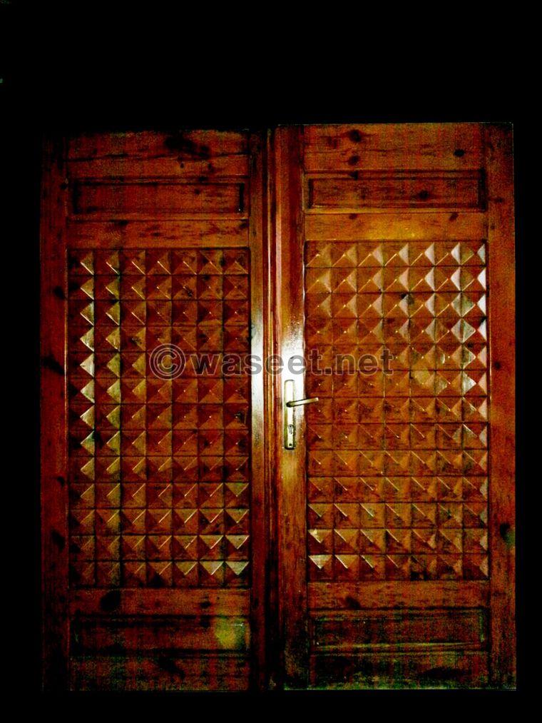 Doors made of precious teak wood 4