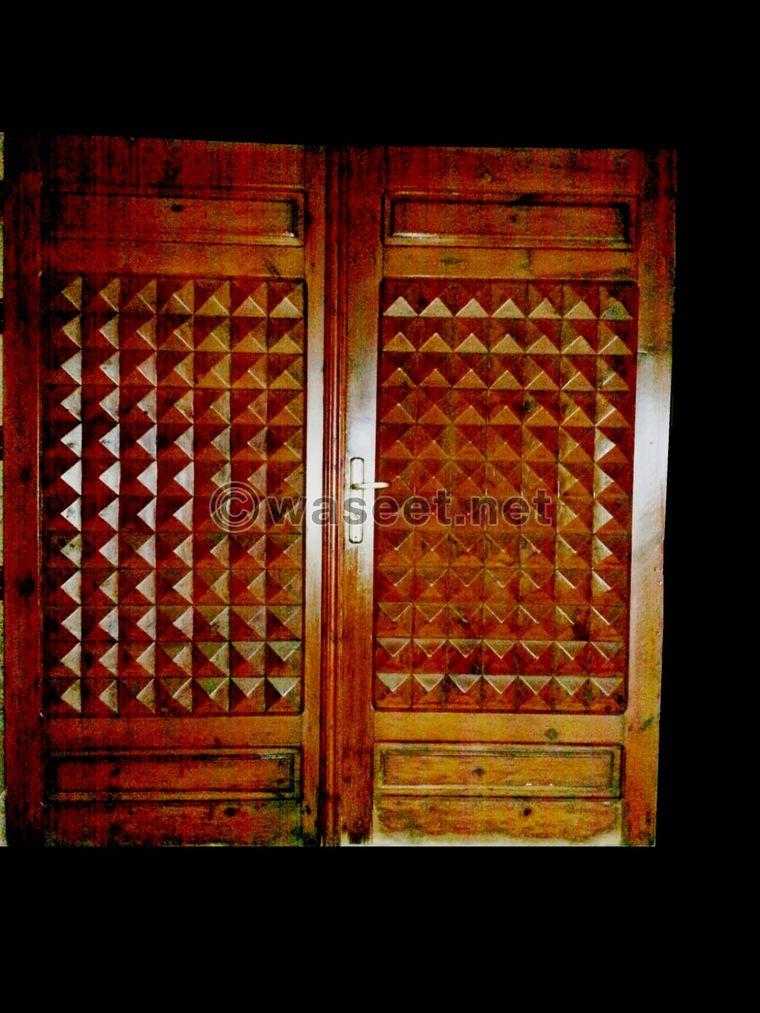 Doors made of precious teak wood 5
