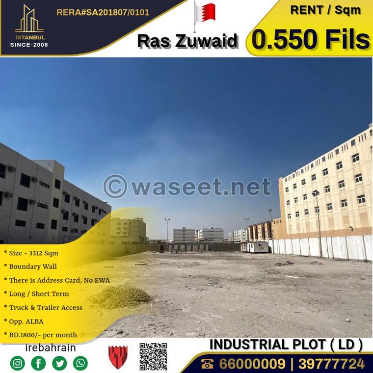 Industrial land with border fence for rent 0