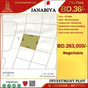 Investment Plot for Sale in Janabiya