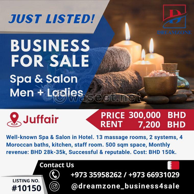 For sale a spa shop and salon in Al Juffair 0