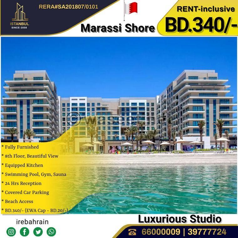 Fully furnished luxury Studio for rent in Marassi   0