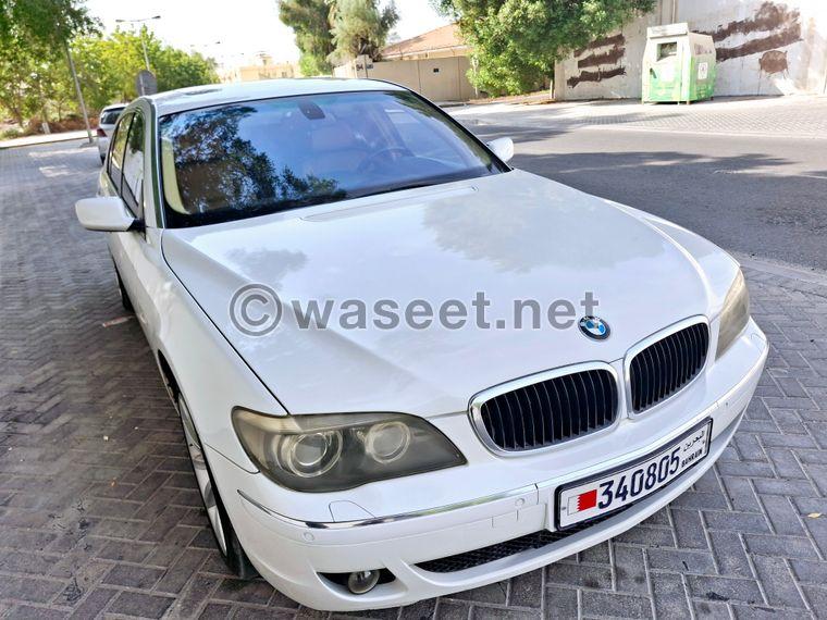 BMW 730i 2008 model year 7