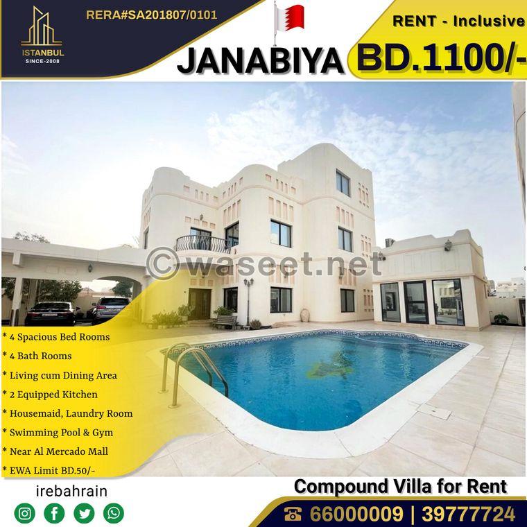 Luxury furnished villa 0