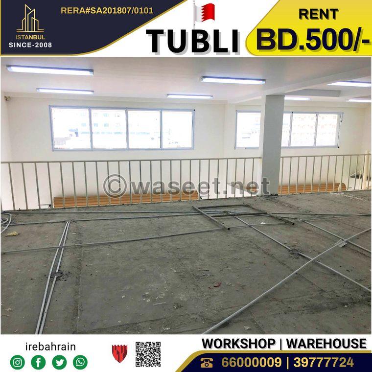 Storeroom workshop with floor 1