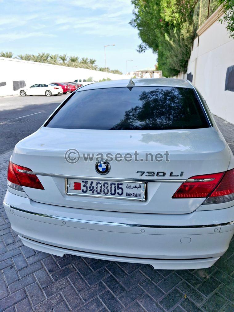 BMW 730i 2008 model year 9