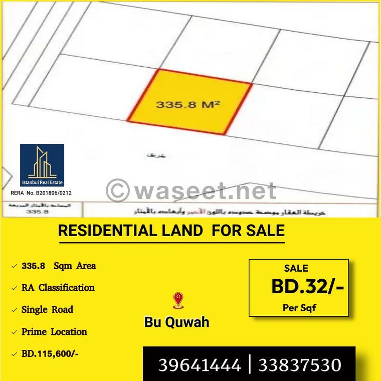 Residential land for sale in Bouqwa  0